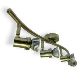 4x Spotlights Bar Surface Mount. 4x50w Max GU10 Light Fitting -