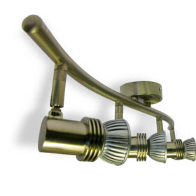 4x Spotlights Bar Surface Mount. 4x50w Max GU10 Light Fitting -