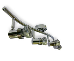 4x Spotlights Bar Surface Mount. 4x50w Max GU10 Light Fitting -