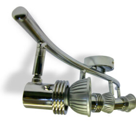 4x Spotlights Bar Surface Mount. 4x50w Max GU10 Light Fitting -