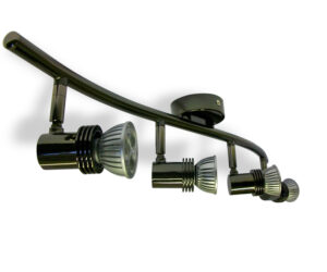 4x Spotlights Bar Surface Mount. 4x50w Max GU10 Light Fitting -