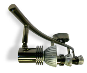 4x Spotlights Bar Surface Mount. 4x50w Max GU10 Light Fitting -