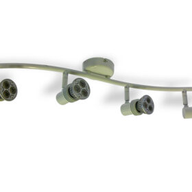 4x Spotlights Bar Surface Mount. 4x50w Max GU10 Light Fitting -