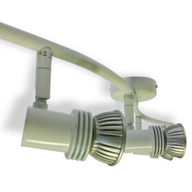 4x Spotlights Bar Surface Mount. 4x50w Max GU10 Light Fitting -