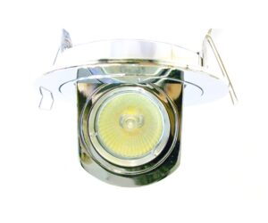 DLLRTR28 Swivel & Scoop Lock Ring Downlight. The DLLRTR28 Downlight made from Alumium Part of Economy range of goods adds added assurance of quality Swivel & Scoop & Tilt function Lock ring mechanism for easy of lamp maintenance Diecast Aluminium 50w max IP20 Lv only Finishes available: White,Chrome,Brushed Chrome Residential, Hospitality, Retail DLLRTR28 Swivel & Scoop Lock Ring Downlight -