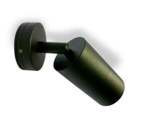 KESTRAL Adjustable Surface Mount Spot Aluminium Black. The Kestral Black is made from Aluminum Part of the Terrain Series economy range provides added assurance of quality Ideal for various applications Up/Down & fixed head versions available in this model 316 SS & Copper versions also available Residential, Lesiure Centres, Hospitality, Retail KESTRAL Adjustable Surface Mount Spot Aluminium Black -