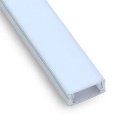 Aluminium Profile for LED Strip. Aluminium profile for use with LED strip available in 1m, 2m & 3m lengths Complete with mounting clips and end caps. Multi application use Hospitality,Domestic, Commercial, Aluminium Profile for LED Strip -