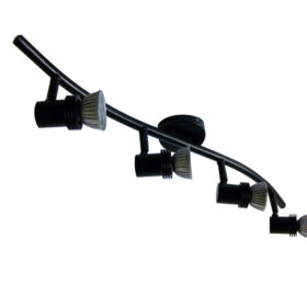 4x Spotlights Bar Surface Mount. 4x50w Max GU10 Light Fitting -