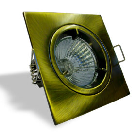 DLLRSQ Fixed Lock Ring Square Diecast Downlight. The DLLRSQ fixed downlight made from Aluminum Part of Eco series range adds added assurance of quality Diecast Aluminum High quality Finish Strong spring clips Lock ring mechanism Compatible with LED lamps IP20 Gu10 versions available Finishes available: White,Chrome,Brushed Chrome Residential, Hospitality, Retail DLLRSQ Fixed Lock Ring Square Diecast Downlight -