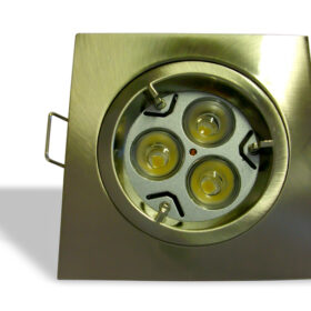 DLLRSQ Fixed Lock Ring Square Diecast Downlight. The DLLRSQ fixed downlight made from Aluminum Part of Eco series range adds added assurance of quality Diecast Aluminum High quality Finish Strong spring clips Lock ring mechanism Compatible with LED lamps IP20 Gu10 versions available Finishes available: White,Chrome,Brushed Chrome Residential, Hospitality, Retail DLLRSQ Fixed Lock Ring Square Diecast Downlight -