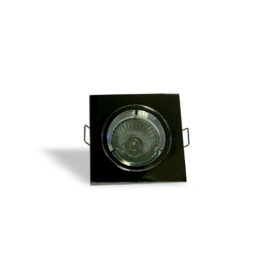 DLLRSQ Fixed Lock Ring Square Diecast Downlight. The DLLRSQ fixed downlight made from Aluminum Part of Eco series range adds added assurance of quality Diecast Aluminum High quality Finish Strong spring clips Lock ring mechanism Compatible with LED lamps IP20 Gu10 versions available Finishes available: White,Chrome,Brushed Chrome Residential, Hospitality, Retail DLLRSQ Fixed Lock Ring Square Diecast Downlight -