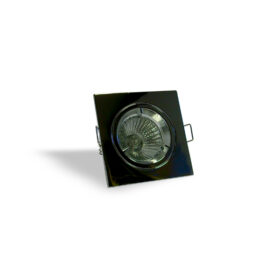 DLLRSQ Fixed Lock Ring Square Diecast Downlight. The DLLRSQ fixed downlight made from Aluminum Part of Eco series range adds added assurance of quality Diecast Aluminum High quality Finish Strong spring clips Lock ring mechanism Compatible with LED lamps IP20 Gu10 versions available Finishes available: White,Chrome,Brushed Chrome Residential, Hospitality, Retail DLLRSQ Fixed Lock Ring Square Diecast Downlight -