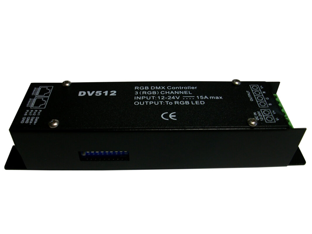 DMX 512 RGB LED Controller 12v/24v - Lighting Bay