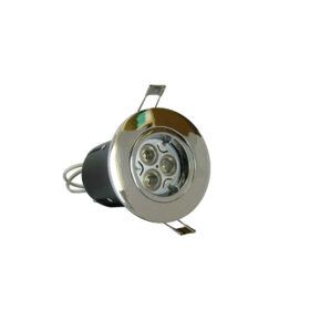 FRLRF Fire-Rated Fixed Downlight. FRLRF downlight made from Aluminum Fire Resistant for up to 90 Minutes. Resistance Performance Rated of a Fire Rated Floor/ Ceiling Protection built-in safeguarding the spread of fire & noise pollution Preserves fire integrity performance without the firehood As straightforward to fit as conventional downlight Compatible with GU10 Halogen & LED Lamps Residential, Hospitality, Education Centres, Leisure Centres FRLRF Fire-Rated Fixed Downlight -