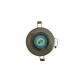 FRLRF Fire-Rated Fixed Downlight. FRLRF downlight made from Aluminum Fire Resistant for up to 90 Minutes. Resistance Performance Rated of a Fire Rated Floor/ Ceiling Protection built-in safeguarding the spread of fire & noise pollution Preserves fire integrity performance without the firehood As straightforward to fit as conventional downlight Compatible with GU10 Halogen & LED Lamps Residential, Hospitality, Education Centres, Leisure Centres FRLRF Fire-Rated Fixed Downlight -