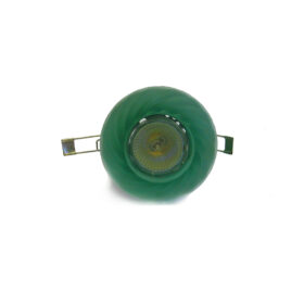 GDL SWIRL - Glass Swirl Downlight Green -