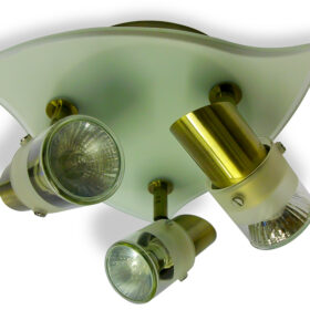 Stingray3 – Diecast Triple Spotlight with Glass Shade -