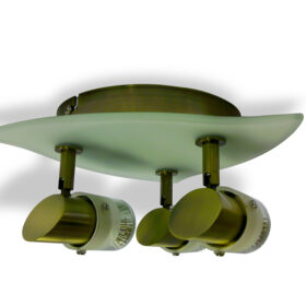 Stingray3 – Diecast Triple Spotlight with Glass Shade -