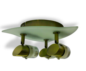 Stingray3 – Diecast Triple Spotlight with Glass Shade -