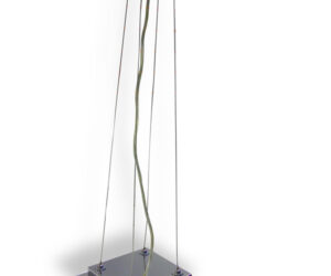 STYLO4 4 x 40w G9 Drop Glass Pendant Light Fitting -